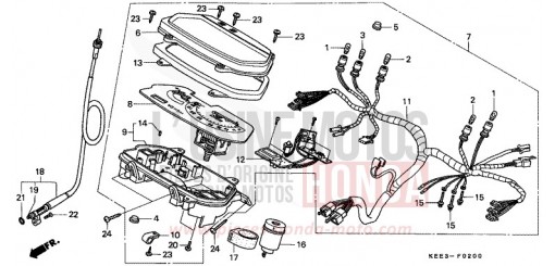 COMPTEUR DE VITESSE SJ100V de 1997